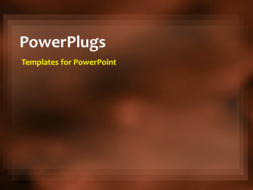 PowerPoint Template - Chocolate background